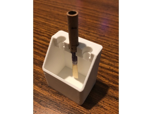 STL file Oboe Reed Soaker, Oboe Mouthpiece Case, Oboe Mouthpiece Case ...