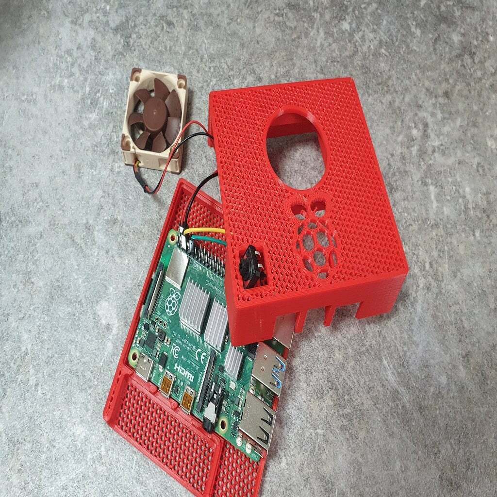 Fichier STL gratuit Raspberry Pi 4B Chase 🧑🔧・Design imprimable en 3D à ...