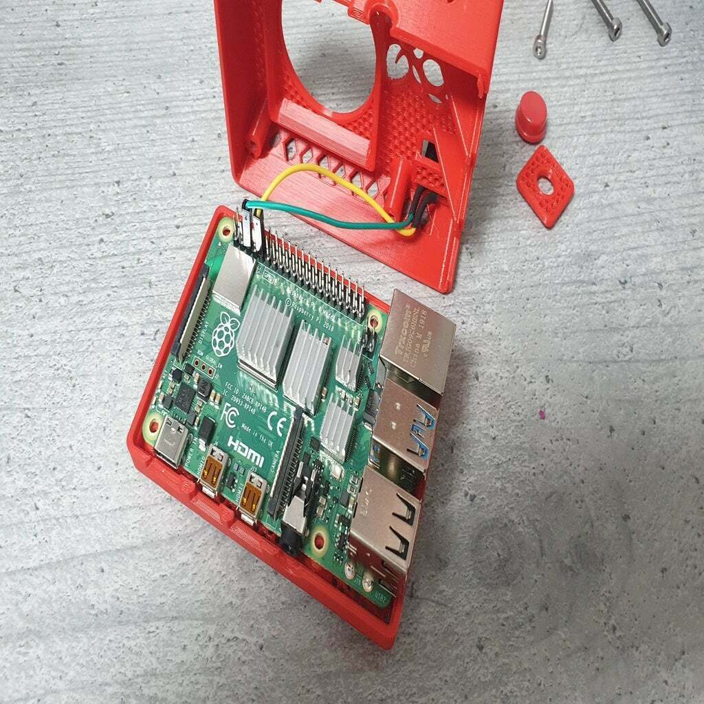 Fichier STL gratuit Raspberry Pi 4B Chase 🧑🔧・Design imprimable en 3D à ...