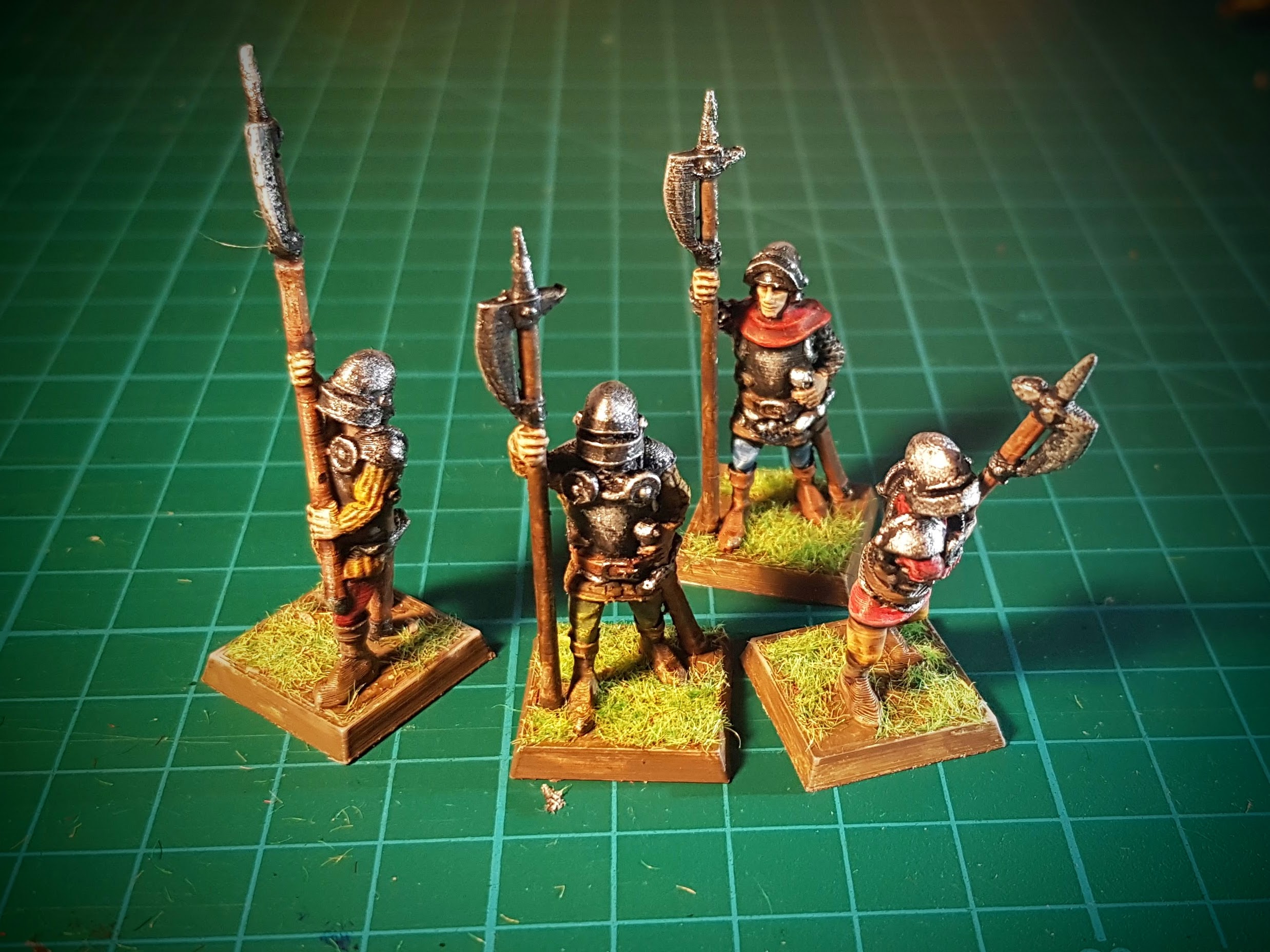 Halberdiers! 28mm, no supports 3D model
