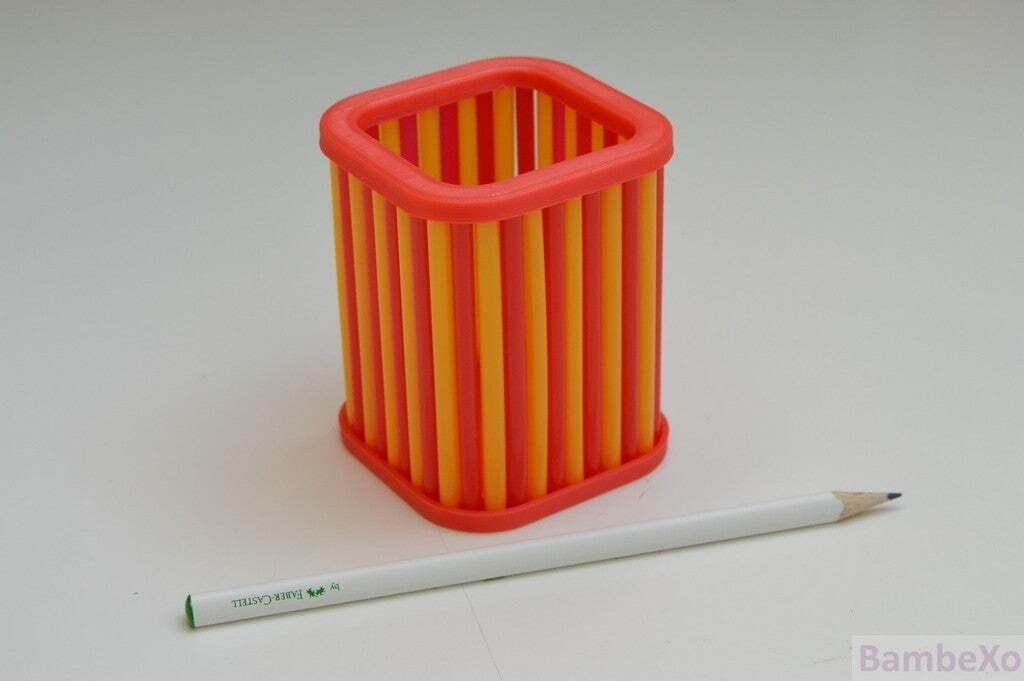 Free STL file Straw Pencil Holder ️・3D print design to download・Cults