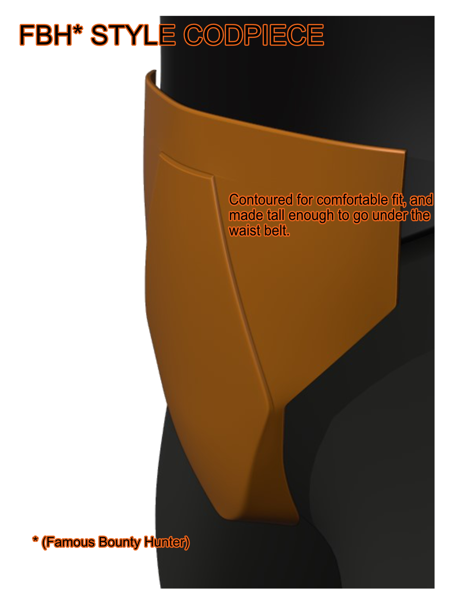 3D file Codpiece Armor [FBH]・3D printable model to download・Cults
