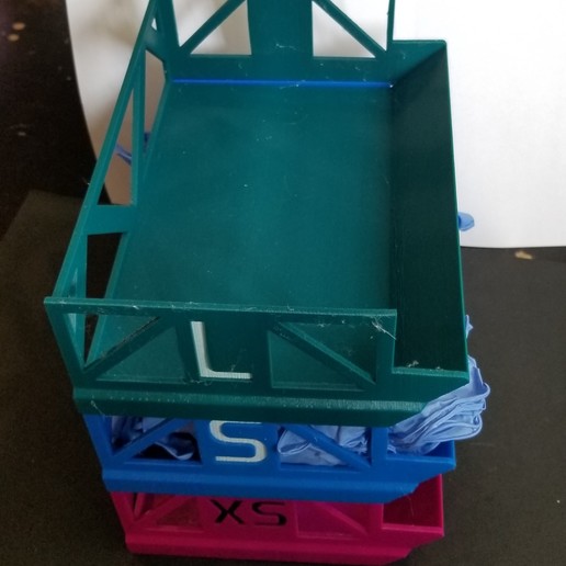 Download free STL file Stackable glove box holder • 3D print template
