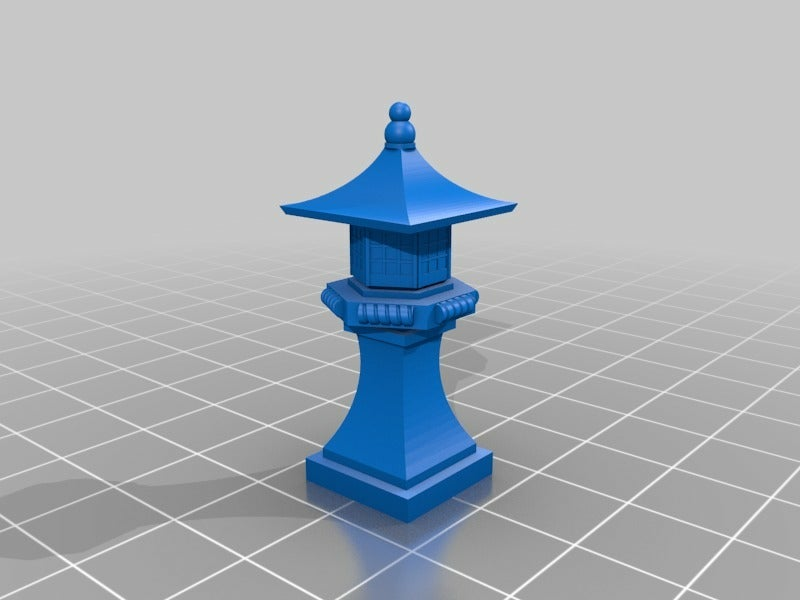 Archivo STL gratis Lámparas japonesas de piedra・Objeto imprimible en 3D