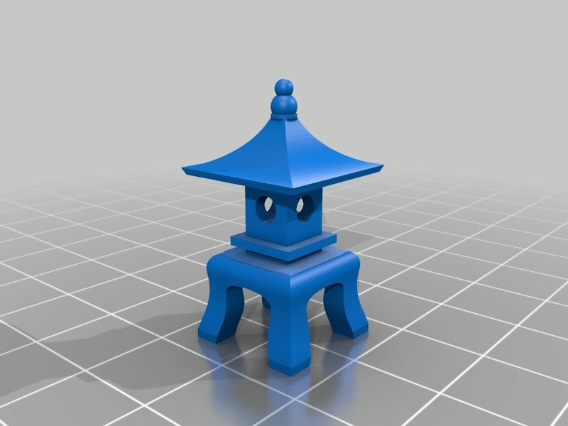 Archivo STL gratis Lámparas japonesas de piedra・Objeto imprimible en 3D