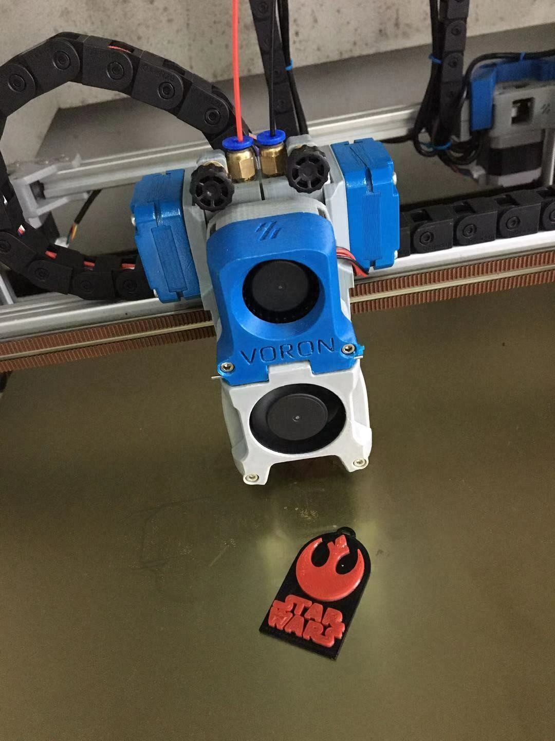 STL file Dual Extruder for VORON / E3DV6 / Mosquito / Dragon Extruder