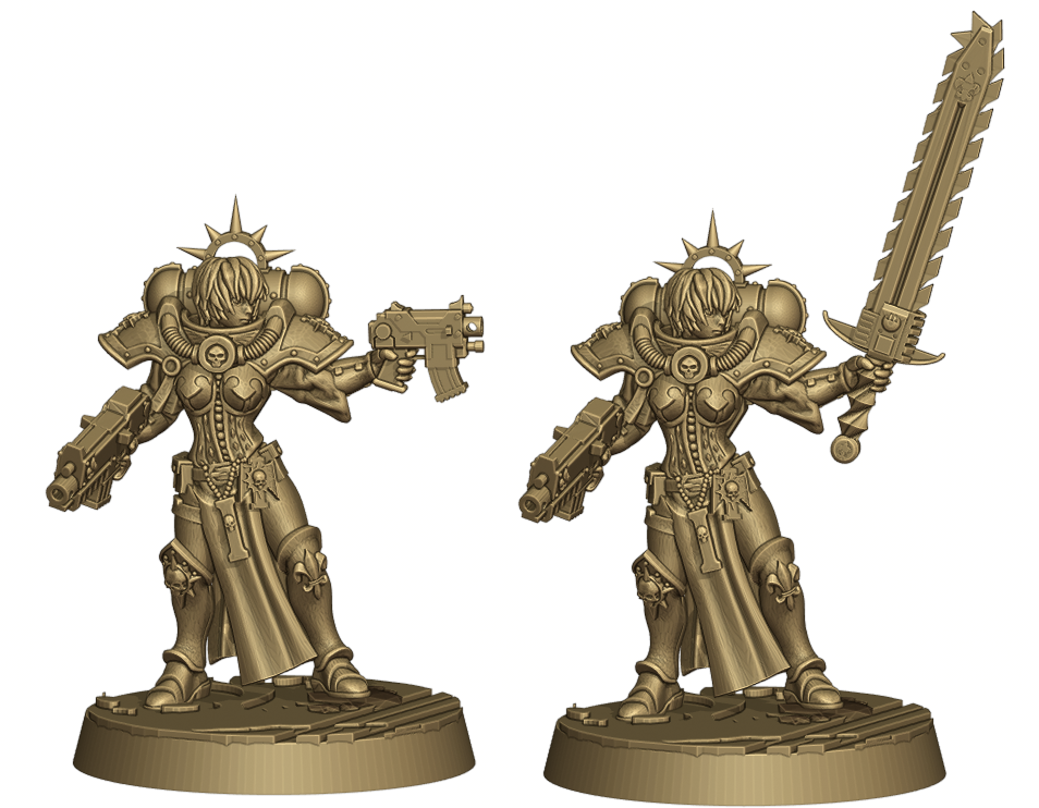 Sister Sargent 3D model