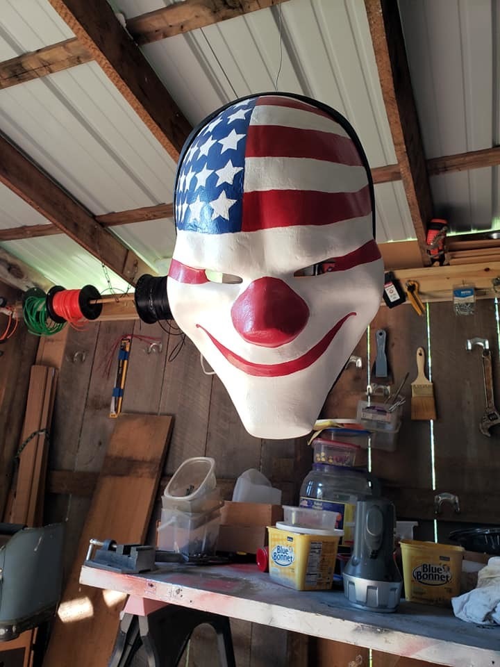 Free STL File Payday 2 Dallas Mask 3D Printable Object To Download Cults