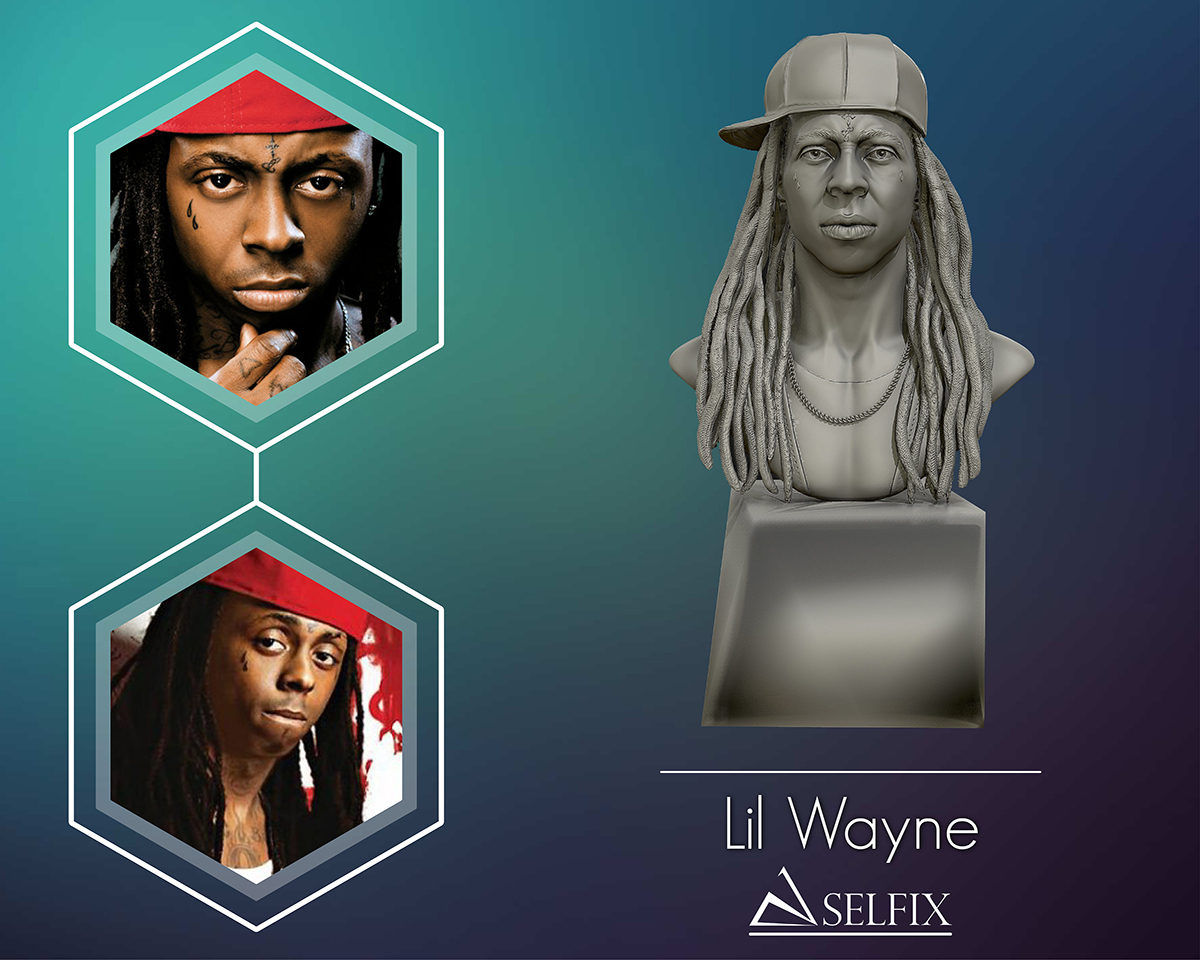 STL file Lil Wayne 3D printable model 🗿・3D print design to download・Cults