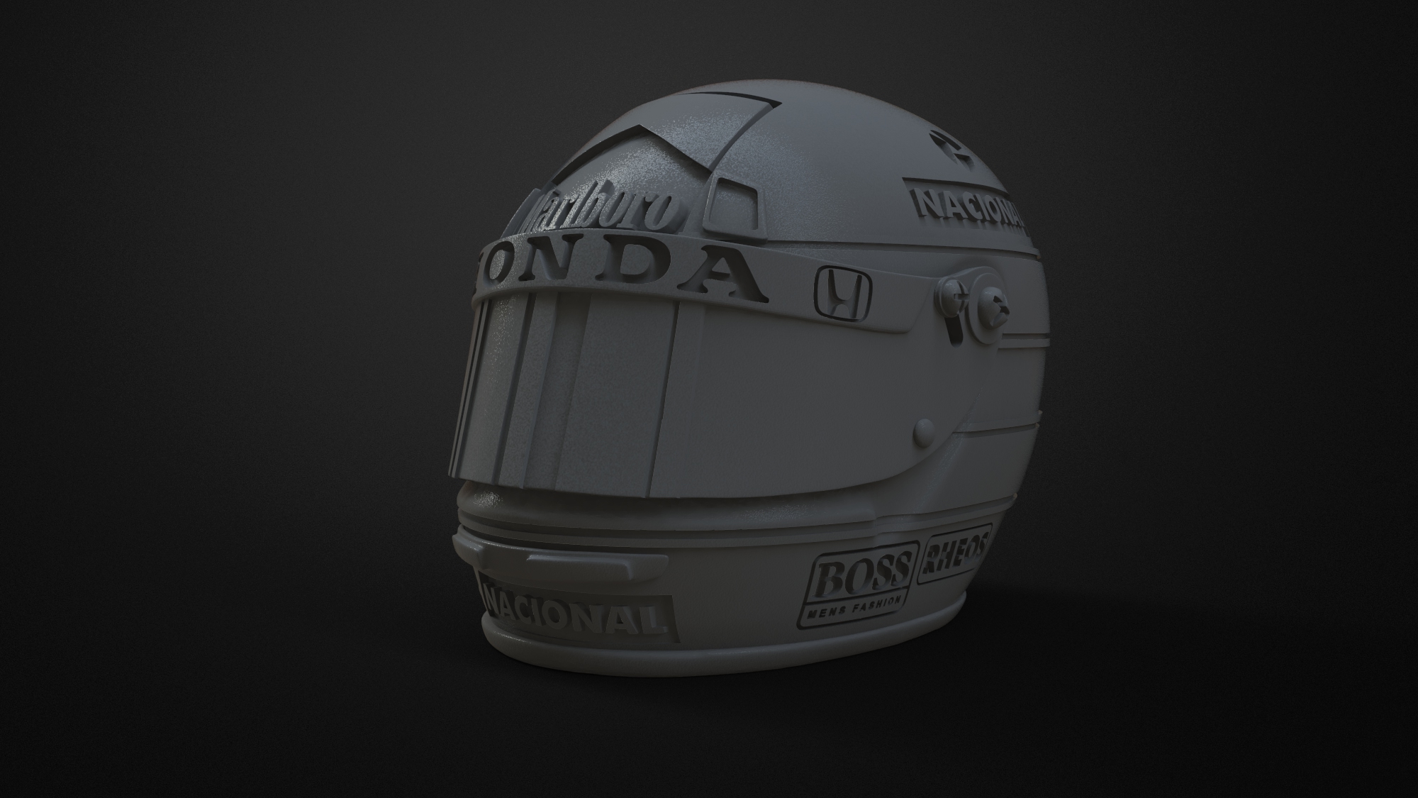 STL file Ayrton Senna 3d 🎨・3D printing model to download・Cults