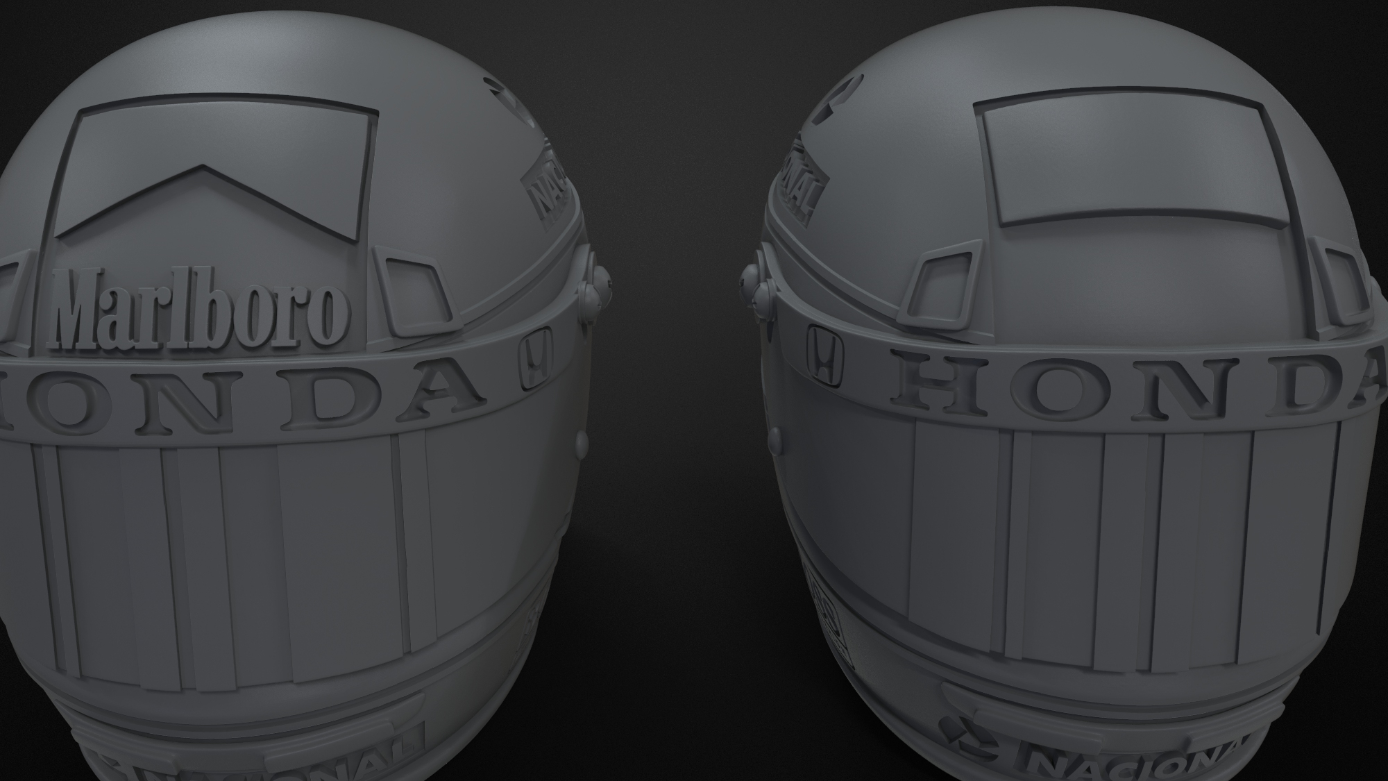 STL file Ayrton Senna 3d 🎨・3D printing model to download・Cults