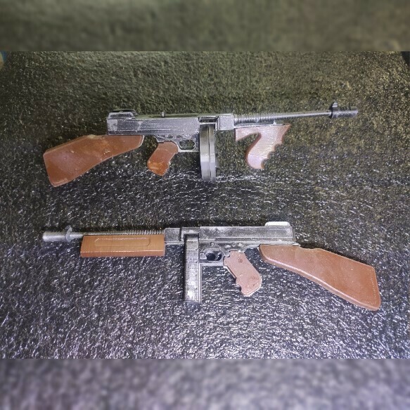 3D file Thompson 1928A1 Submachine Gun (aka. "Tommy Gun", "Chicago