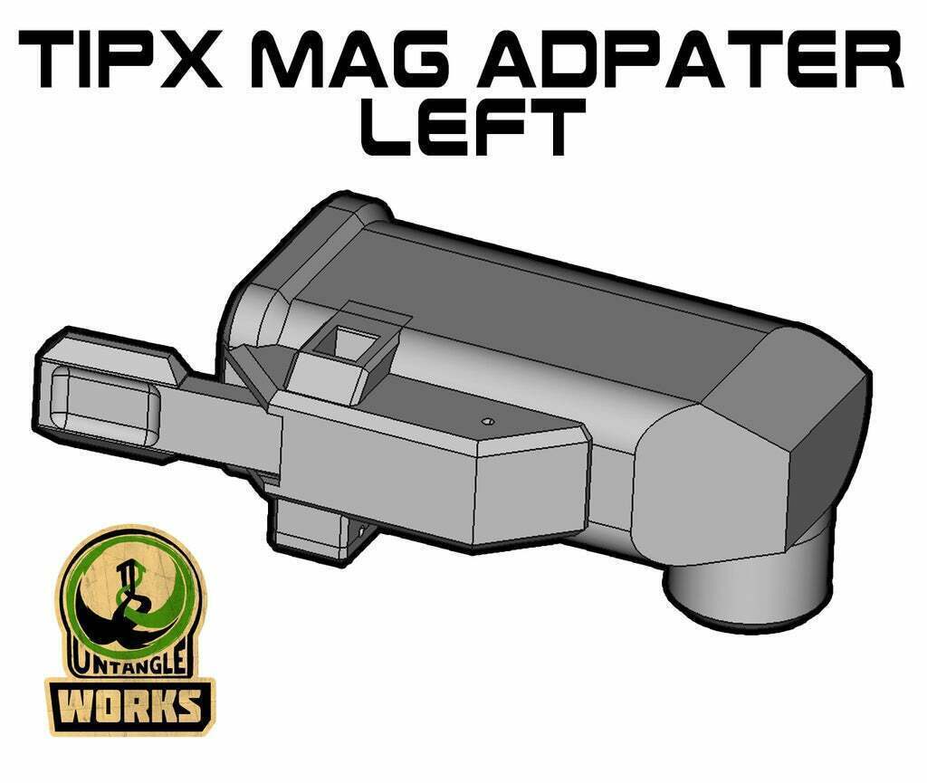 Tipps Adapter Archivo STL gratis Tippmann TiPX Mag Adapter LEFT ⬅️・Objeto para ...