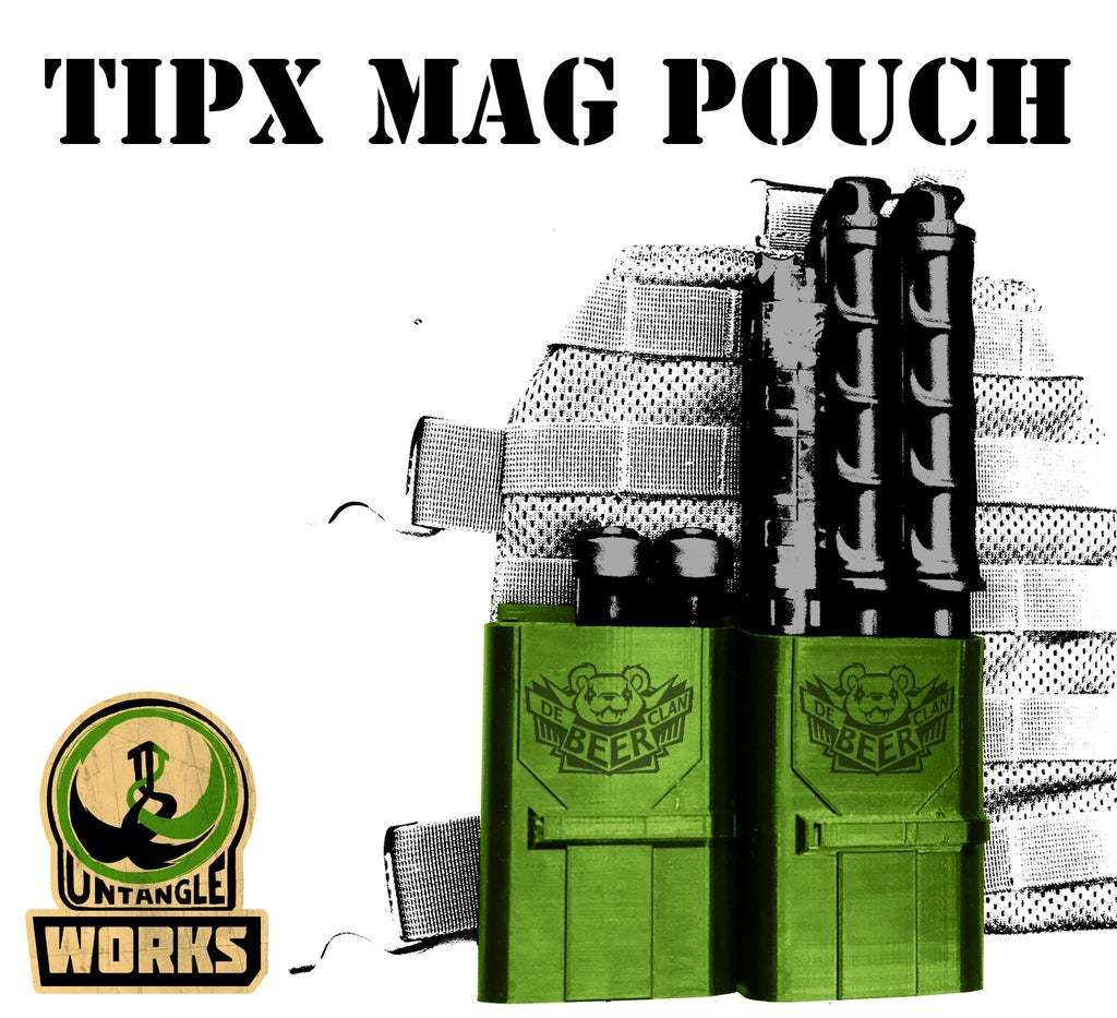 STLDatei TIPX mag pouch molle tippmann paintball kostenlos・Design für