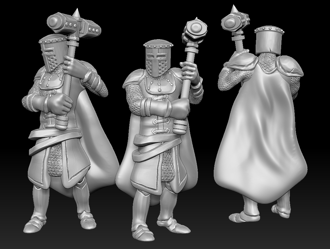 Miniature - Knight 2 (2017) 3D model