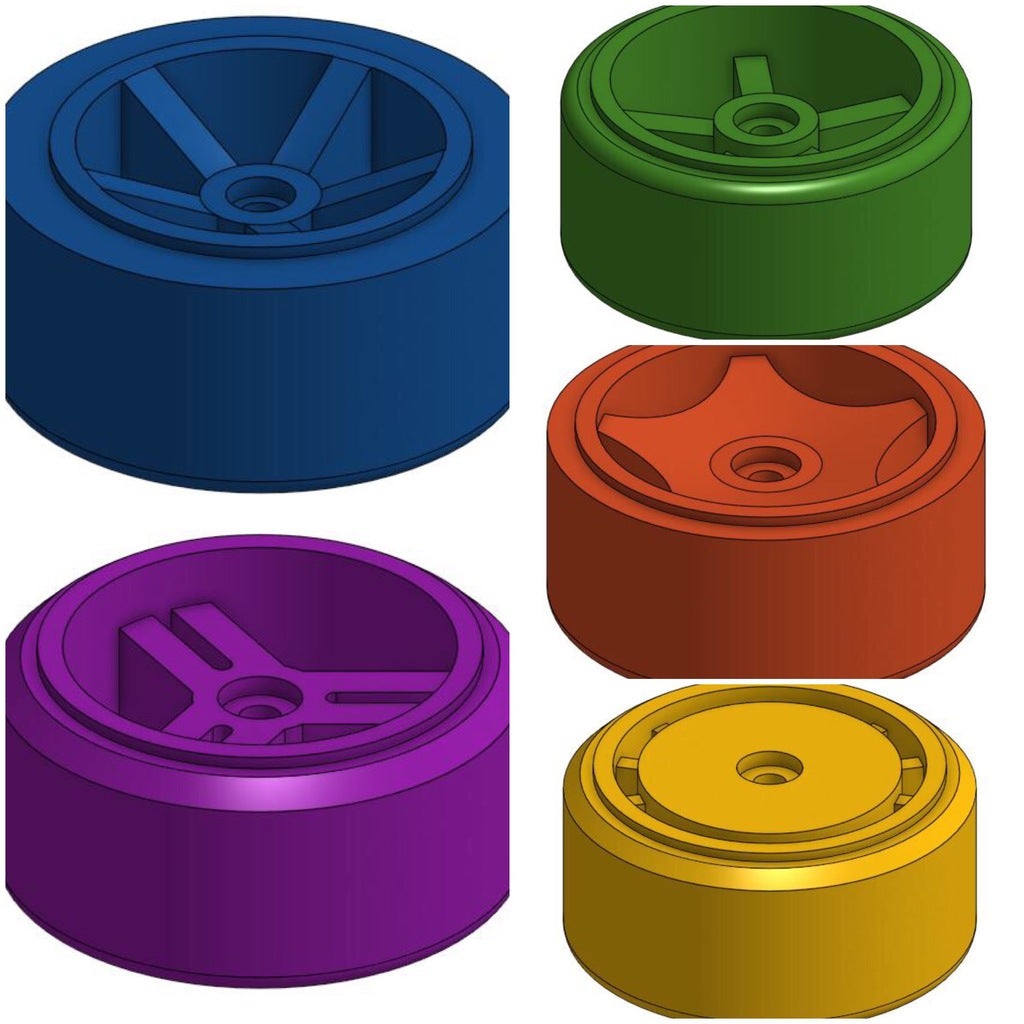 Free STL file Wheels for 164 Hotwheels and Diecast Large・3D printer model to download・Cults