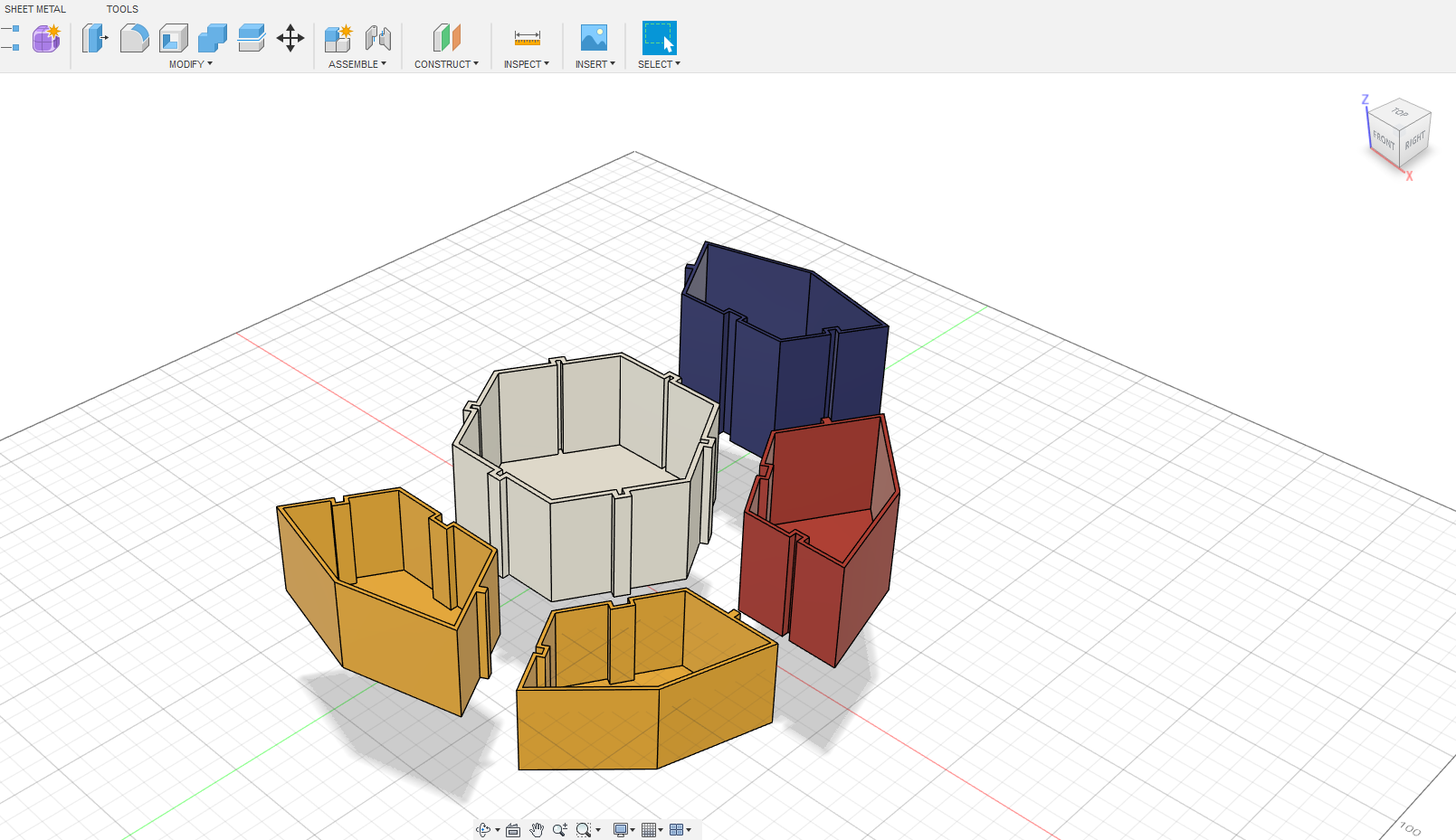 Fichier STL Jardinière modulaire pour cactus (herbes)・Objet pour ...
