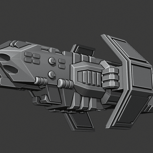 Download free STL file Spaceship • 3D printable design ・ Cults