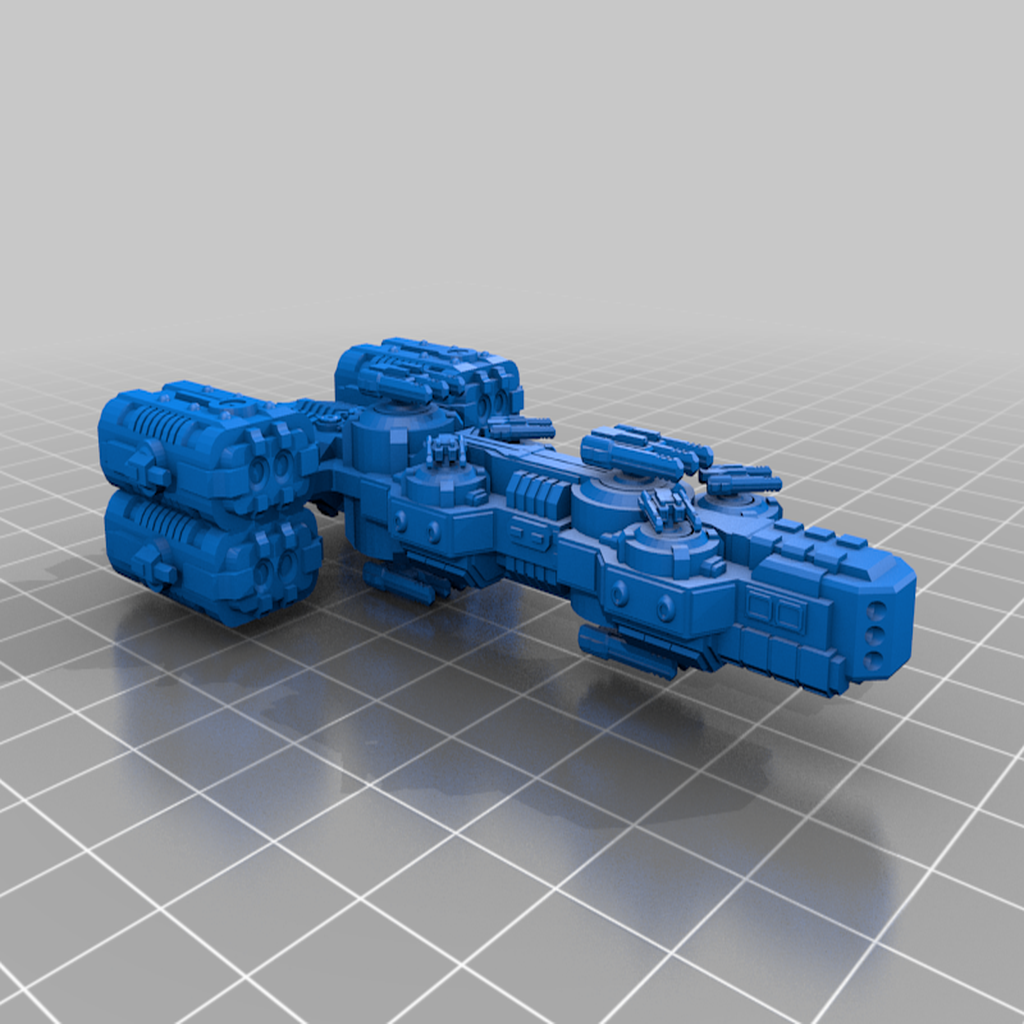 Free STL file Spaceship・3D printer design to download・Cults