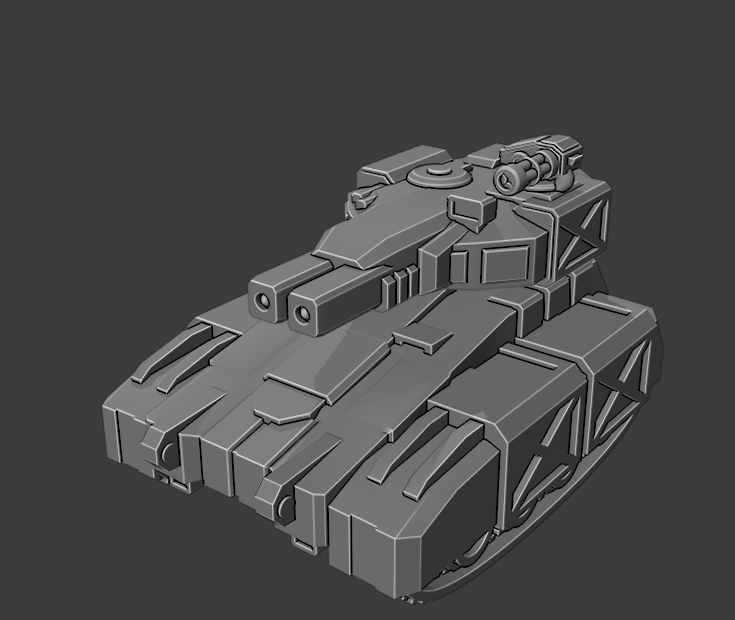 Free STL file Generic Sci Fi Light Tank・3D printing model to download・Cults