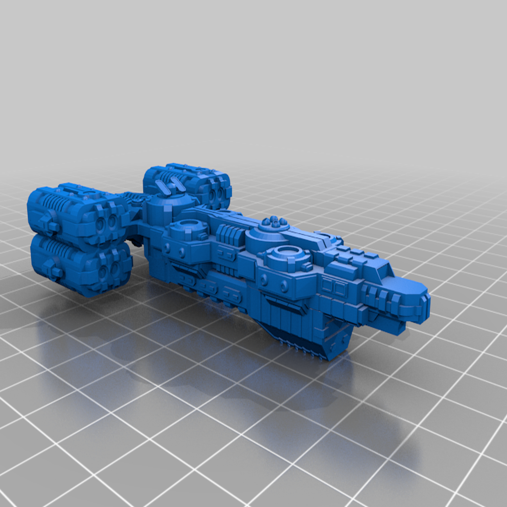 Free STL file Spaceship・3D printer design to download・Cults