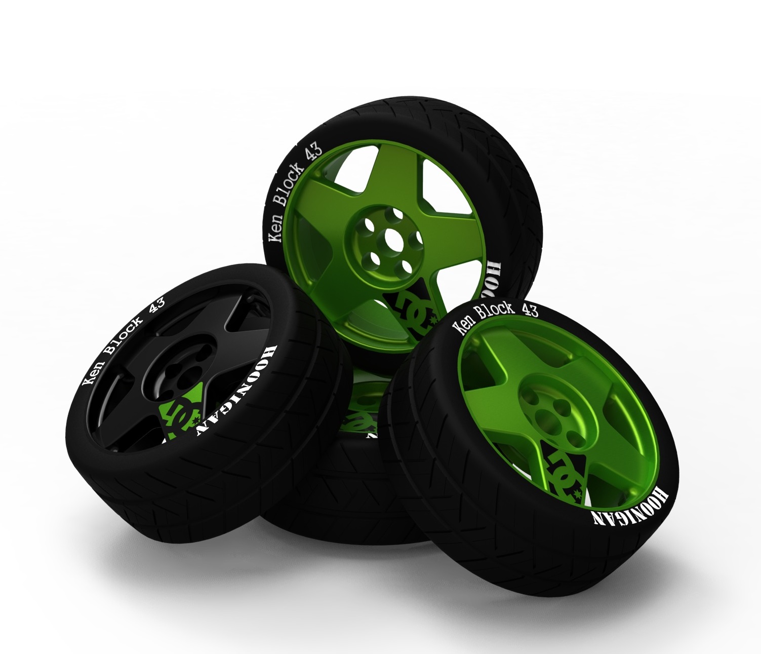 STL file Wheel_142_Ken_Block_Gymkhana-5・3D printer model to download・Cults