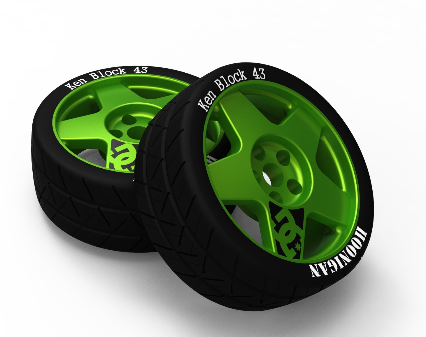 STL file Wheel_142_Ken_Block_Gymkhana-5・3D printer model to download・Cults