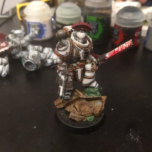 Moon Wolves Space Marine Captain Power Armour Mark 4