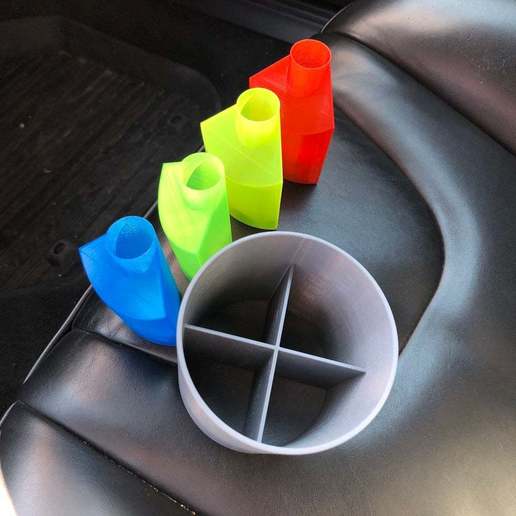Download free STL file Chewing Gum Boxes for Car Cupholder • 3D