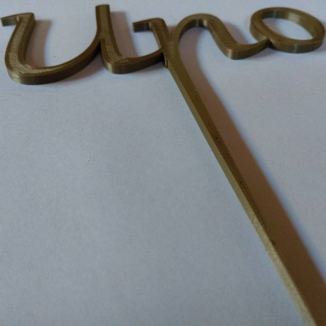 Cake Poster "One"