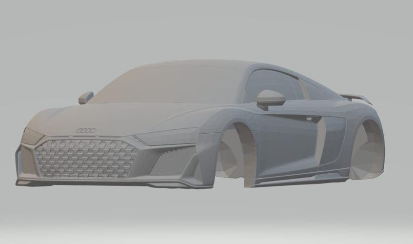 STL file Audi r8 2019・3D printable model to download・Cults