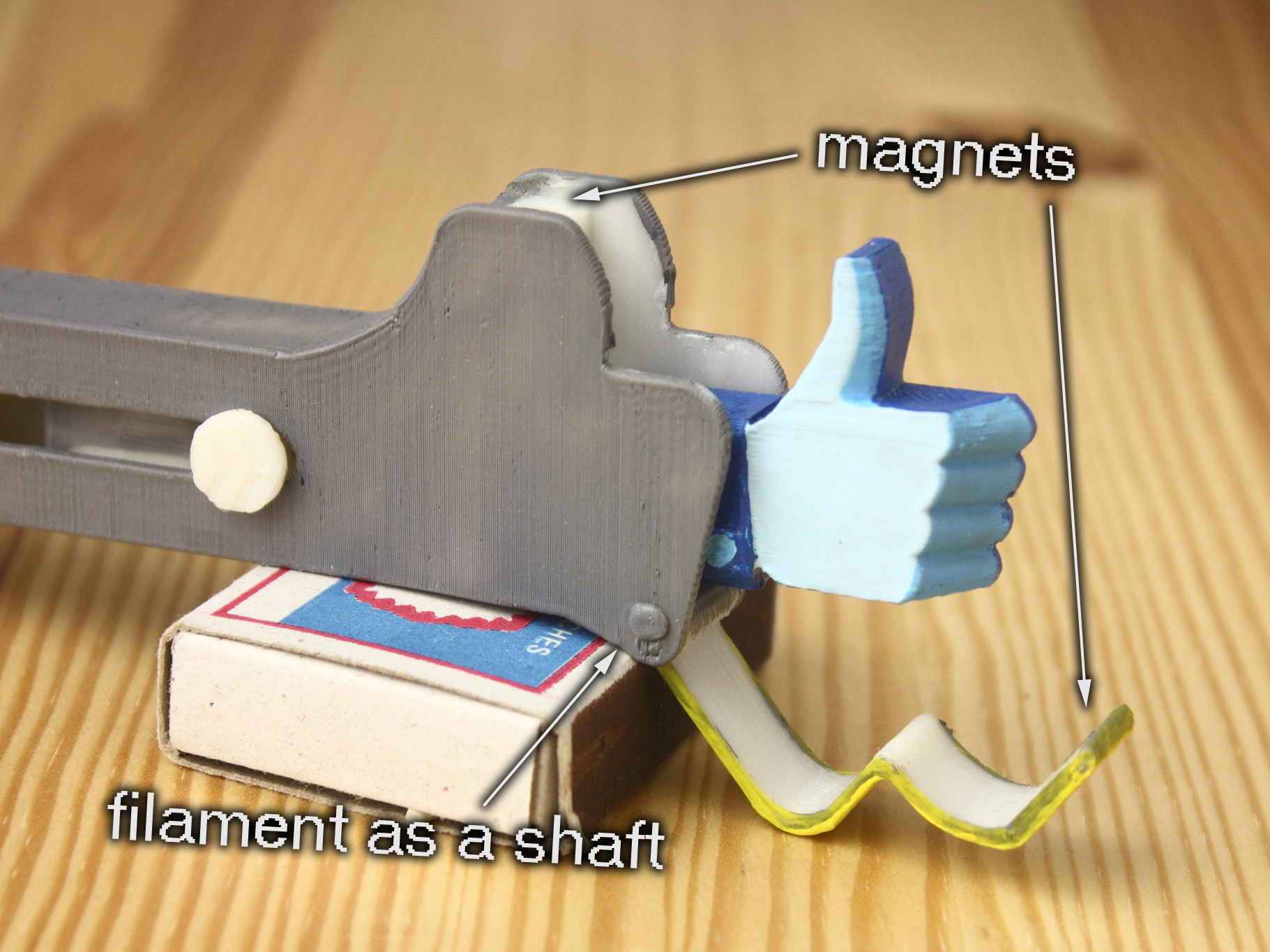 Free STL file Thumb Up No Touch Tool・Model to download and 3D print・Cults