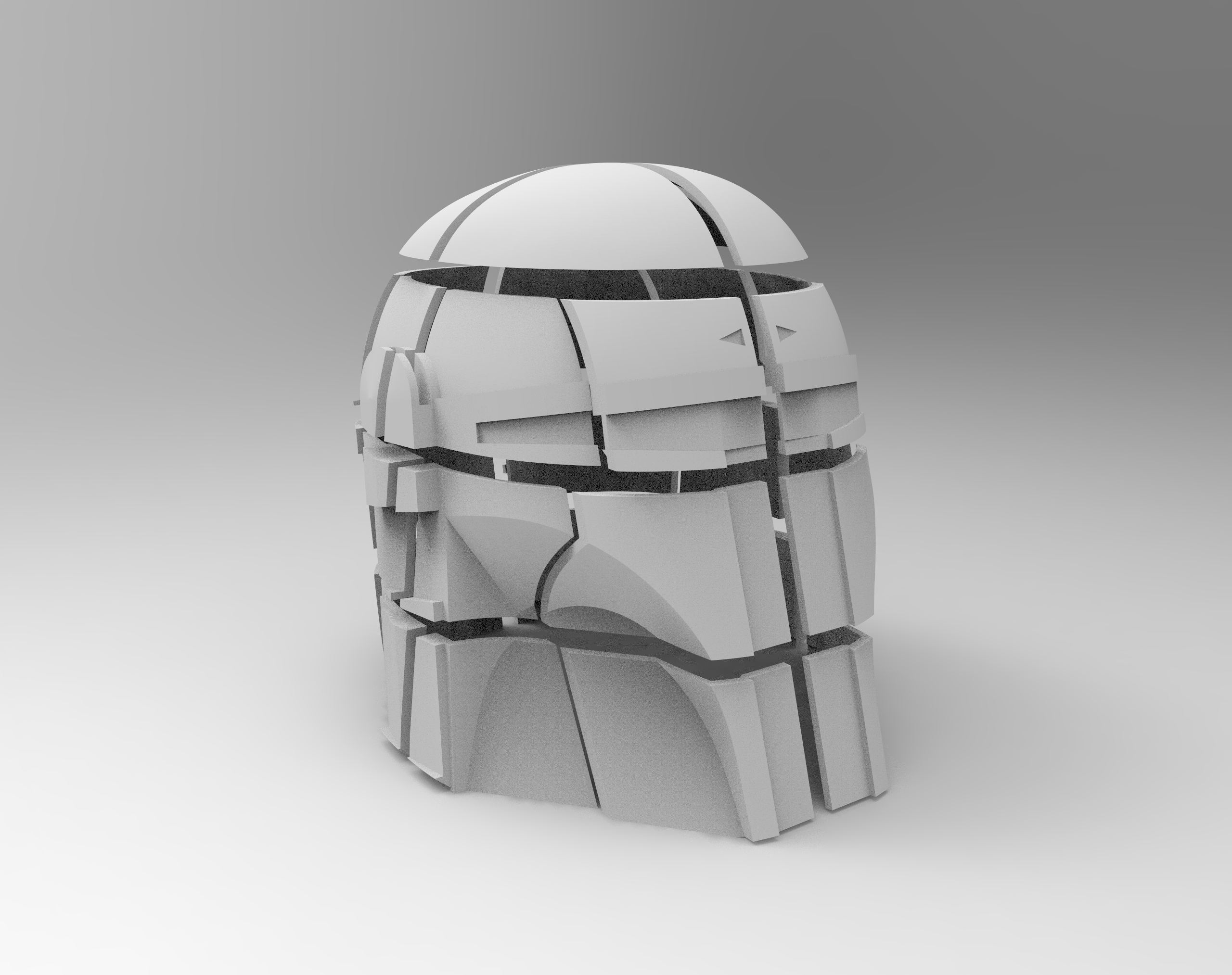 STL file Boba Fett Helmet・Template to download and 3D print・Cults