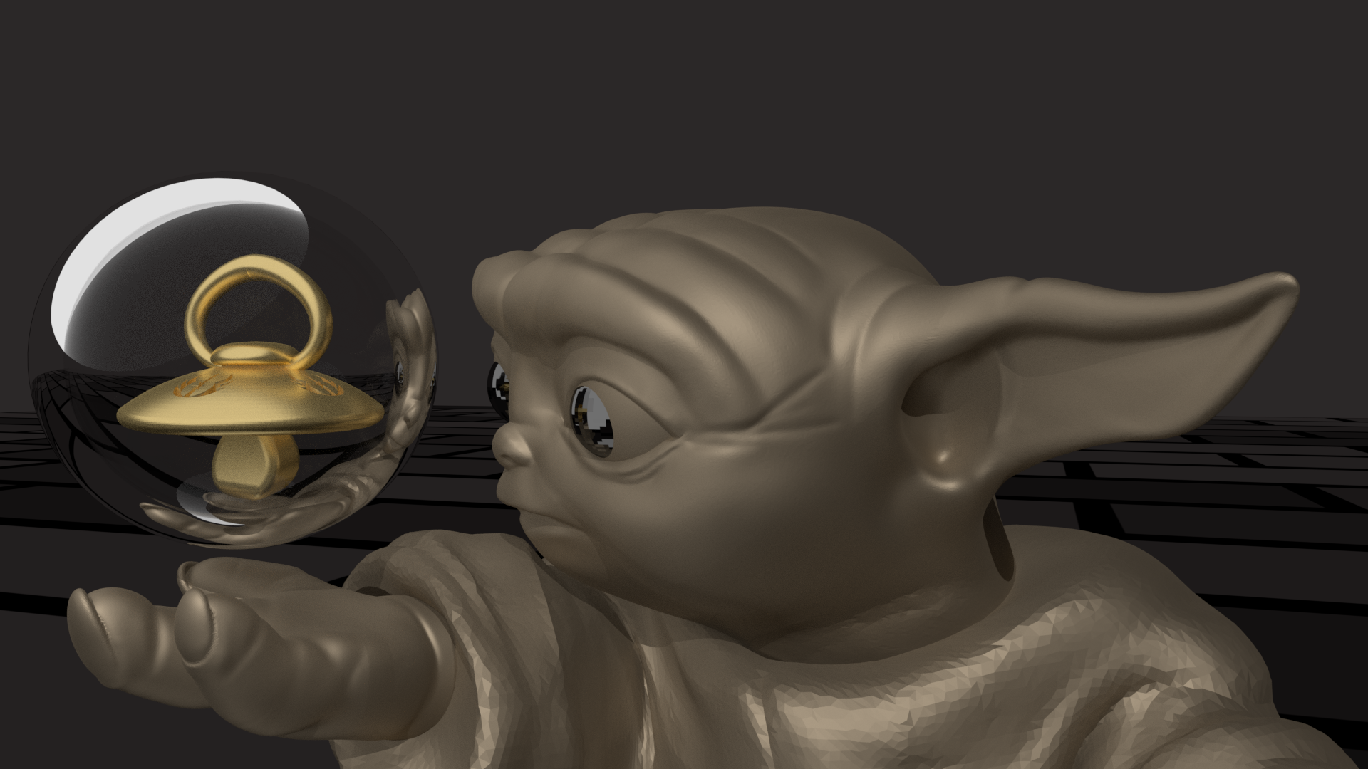 baby yoda pacifier