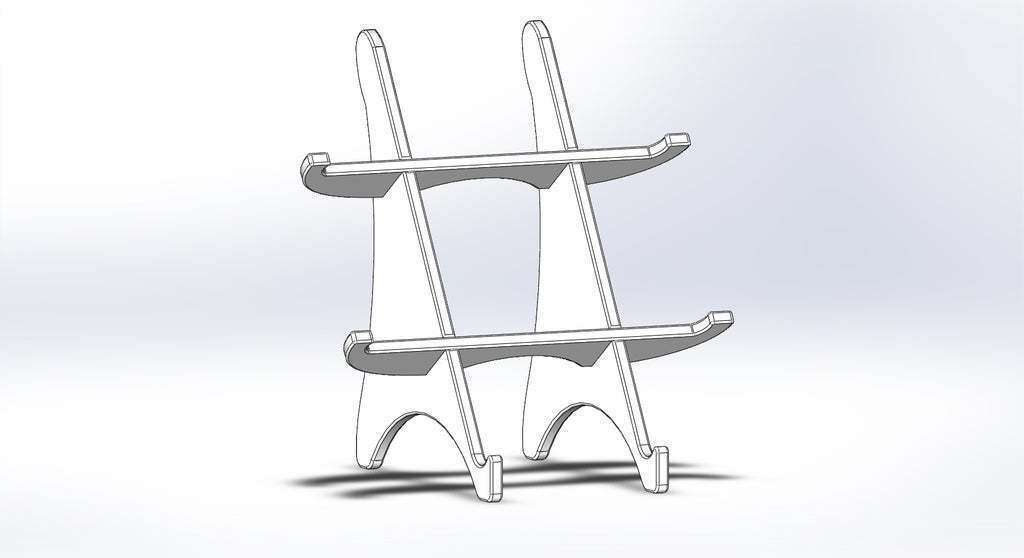 Free STL file Tablet holder standing 🧞‍♂️・3D print design to download・Cults