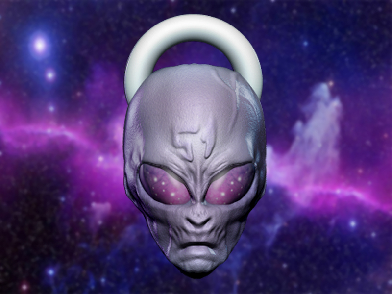 Free 3D file alien keychain・3D printer design to download・Cults