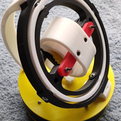 Impression 3D Gyro Winder / Watch Winder / Remontoir Montre • Fabriqué