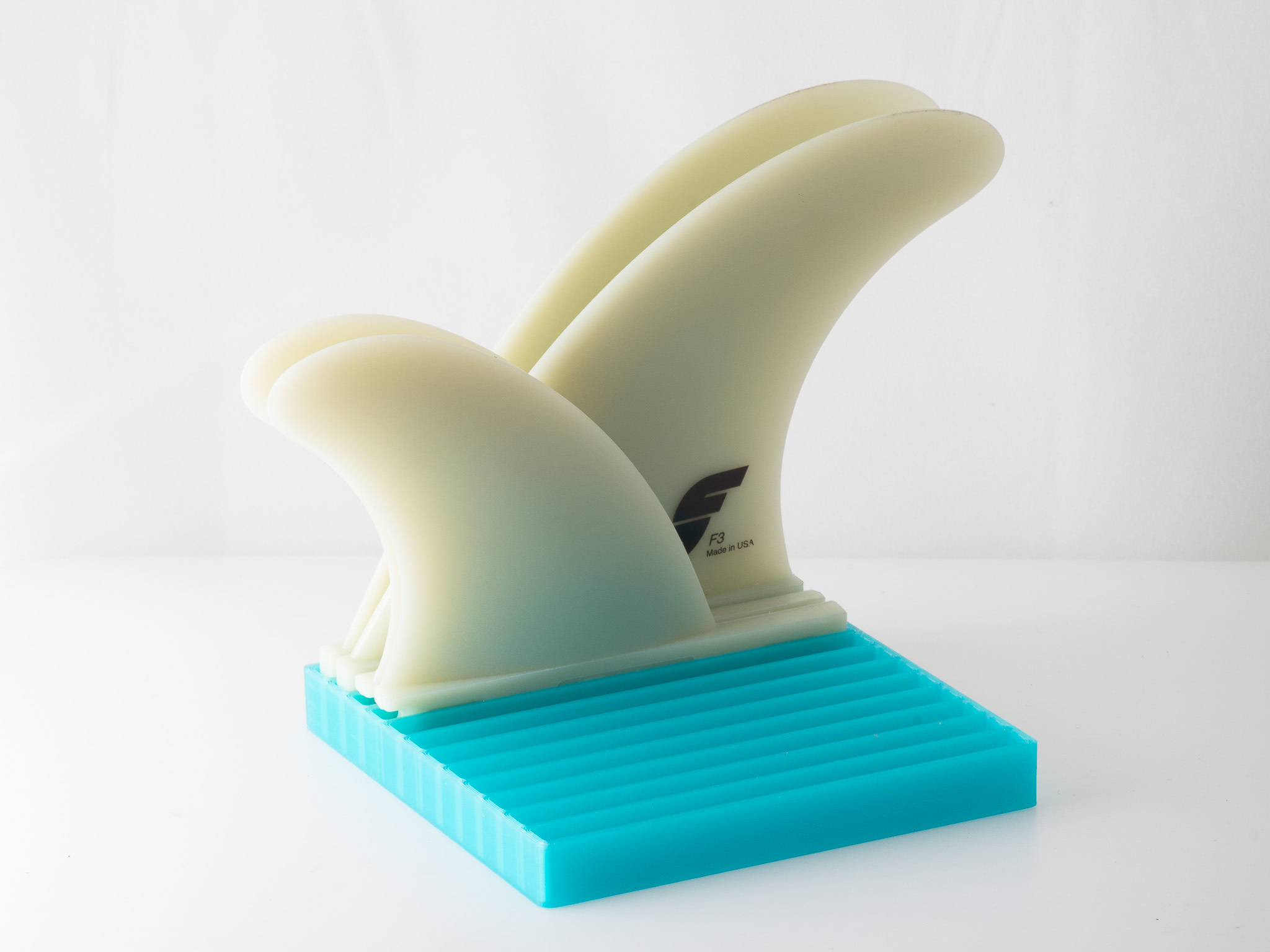 Free STL File Surfboard Fin Organizer Futures 3D Printing Idea To 