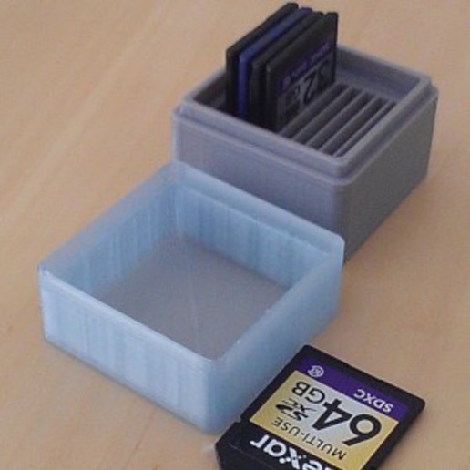 3D printing SDCard Store Box • made with Ultimaker 3 Extended ・ Cults