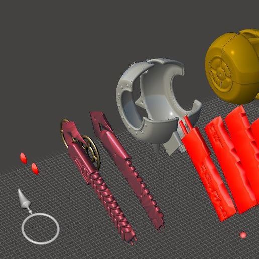 Download STL file Dragon Quest Dragovian Kings Sword Dragon Quest 8