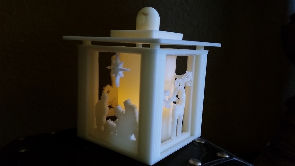 Free 3D file Holiday Lantern with Swappable Panels 🏮・3D printer design ...