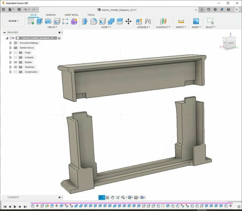 Free STL file Fireplace mantle for smartphone・3D print model to ...