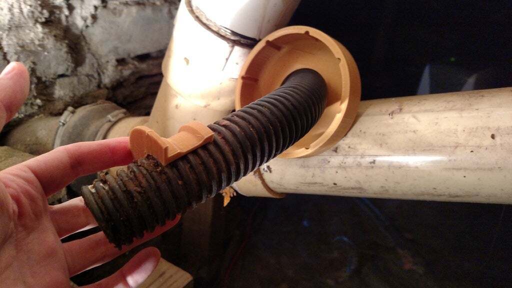 Free STL file Sump pump hose coupling・3D printer model to download・Cults