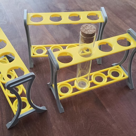 Download free 3D printer templates Test tube holder for 29mm diammeter