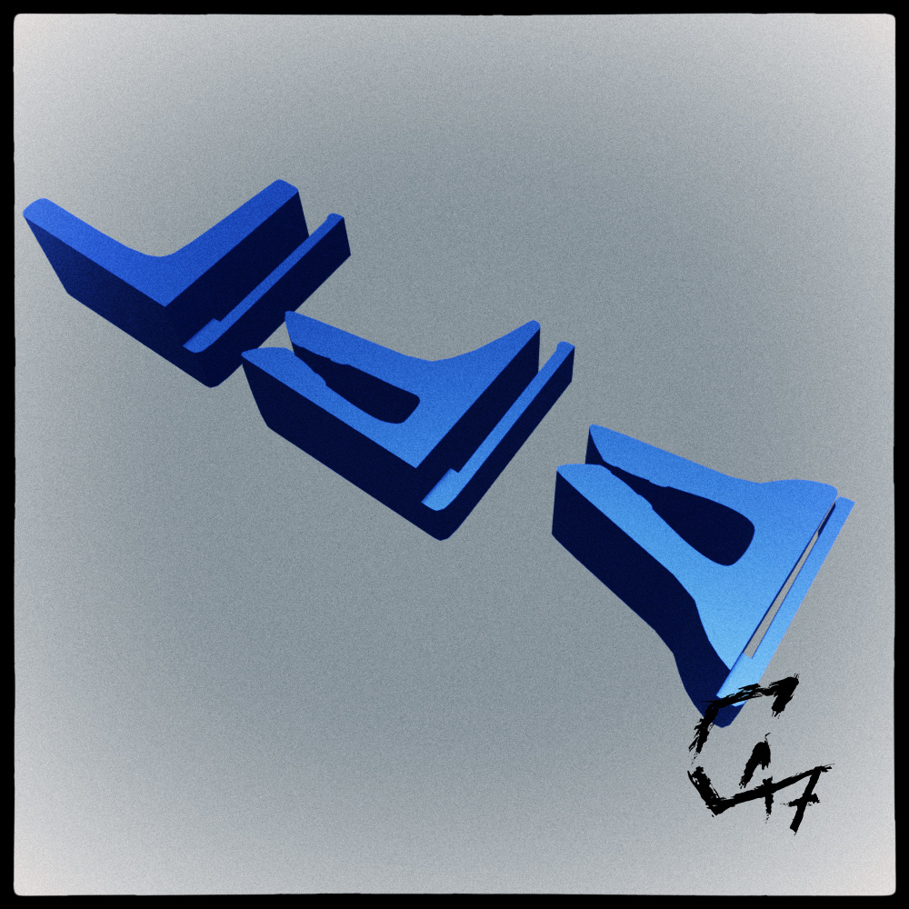 Free STL file LED strip Frame clipă»Template to download and 3D printă»Cults