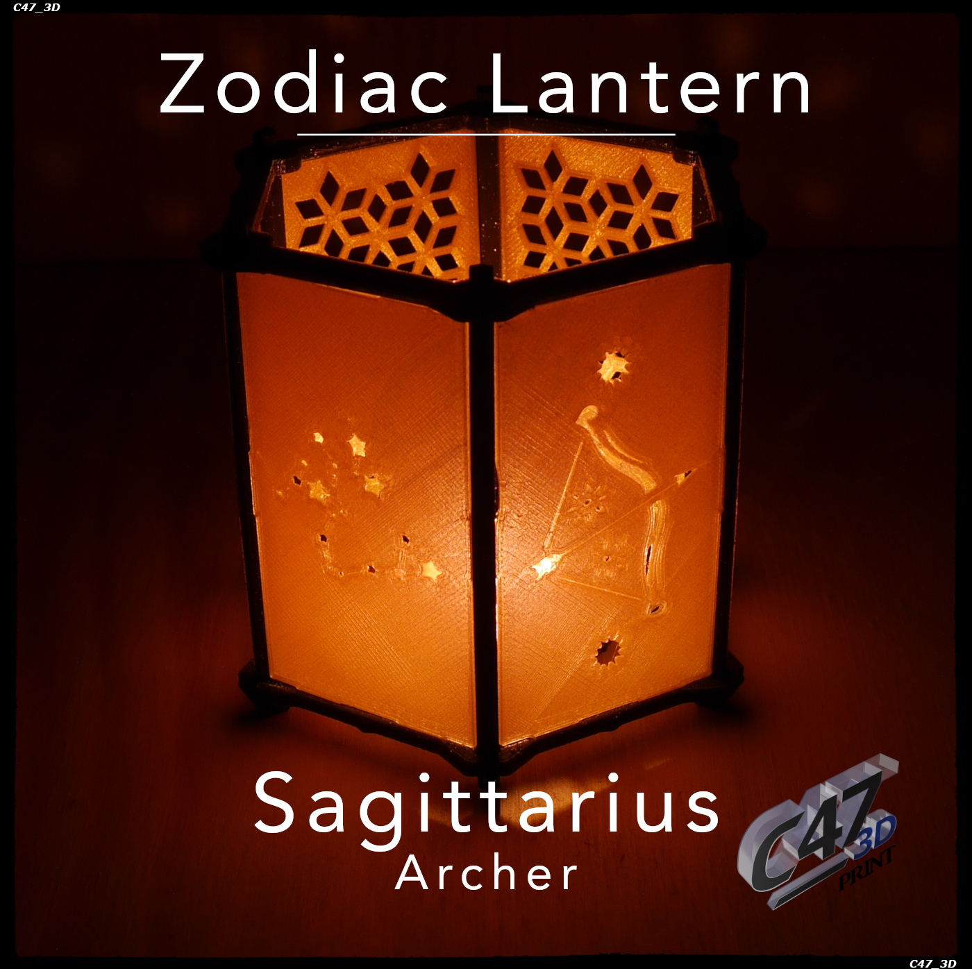 STL file Zodiac Lantern Full SET 🏮・3D printing design to download・Cults