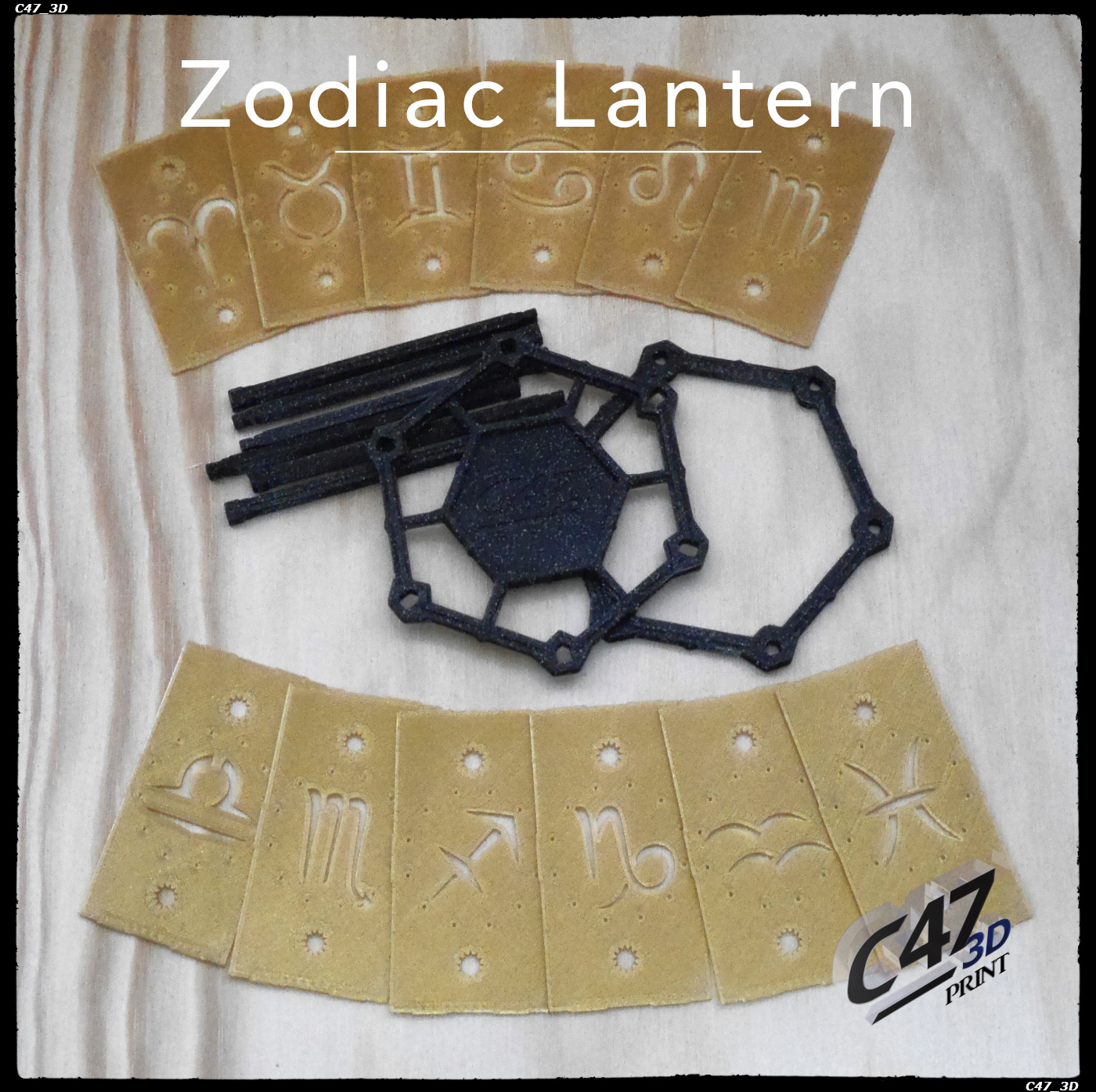 STL file Zodiac Lantern Full SET 🏮・3D printing design to download・Cults