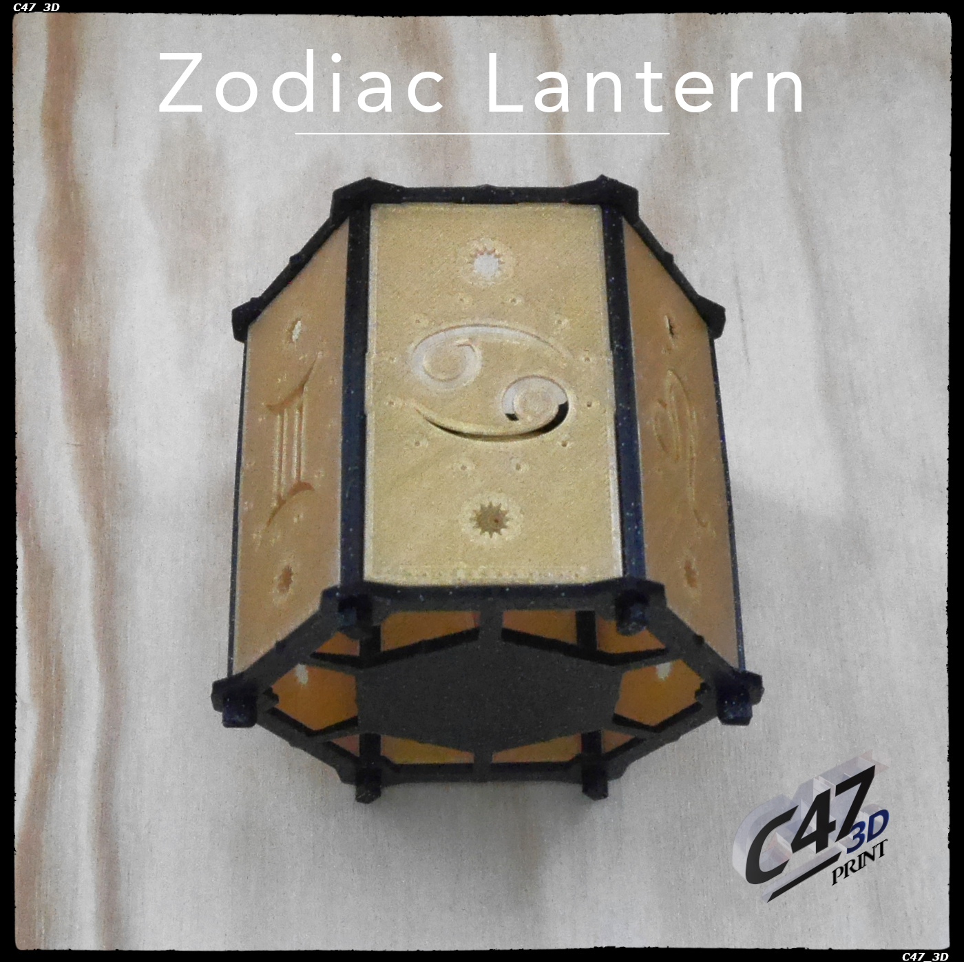 STL file Zodiac Lantern Full SET 🏮・3D printing design to download・Cults