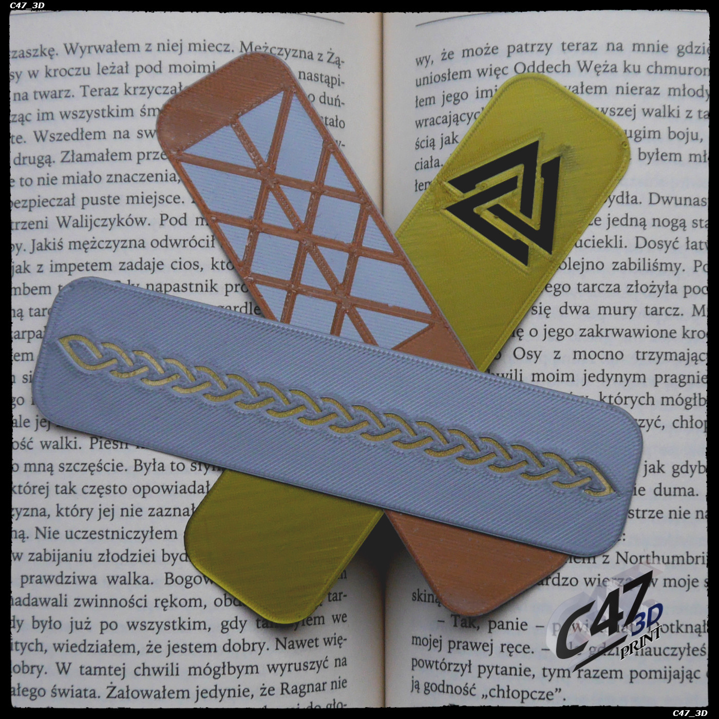 Free STL file FREE Viking Bookmarks Set・3D printable design to download ...