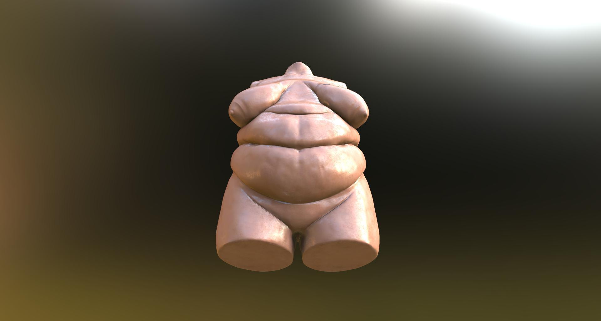 STL file body fat・3D printer design to download・Cults
